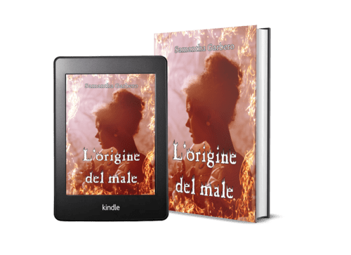 Copertina del paranormal romance "L'Origine del male" Samantha Garbero